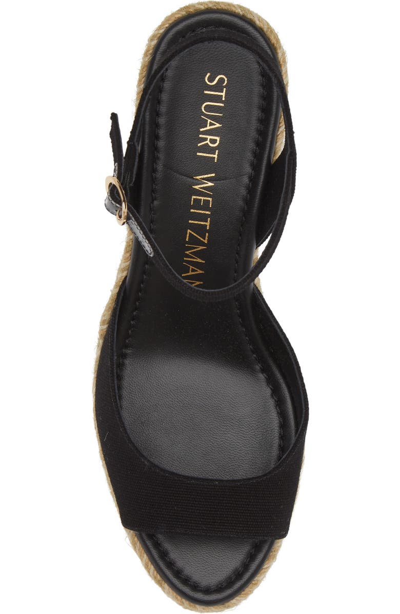 Stuart Weitzman Tia Espadrille Wedge Sandal, Alternate, color,