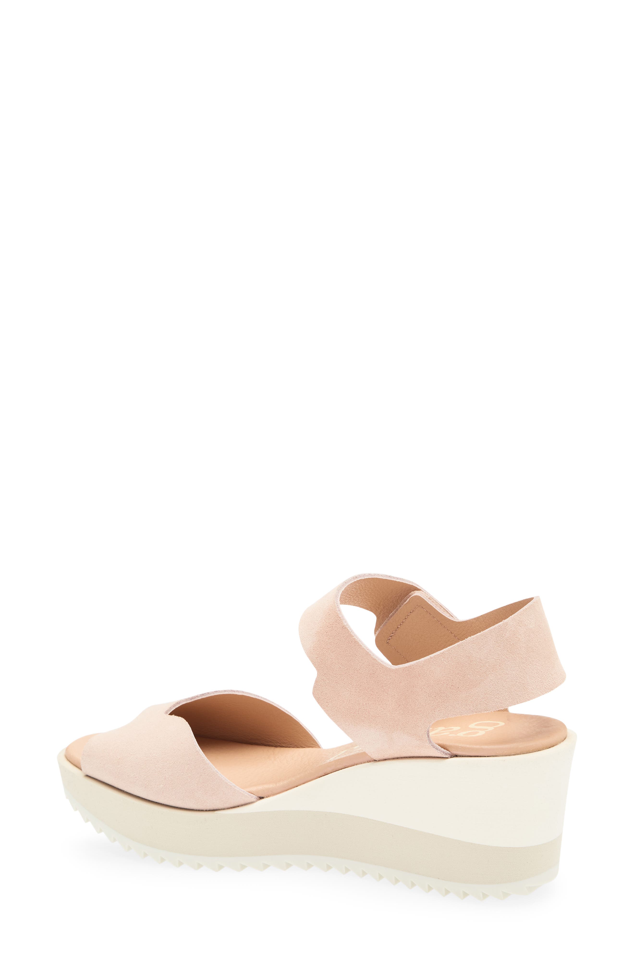 Pedro Garcia Fama Platform Wedge Sandal, Alternate, color, Shell Castoro