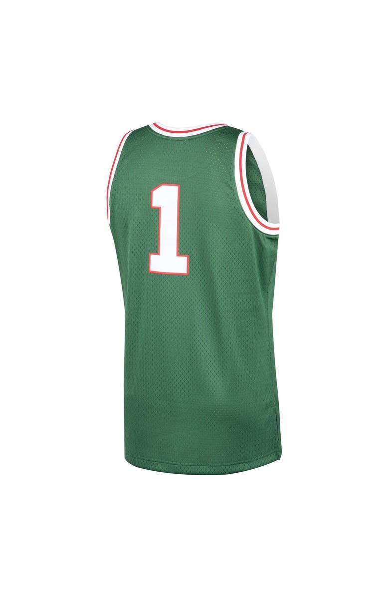 Mitchell & Ness Men's Mitchell & Ness Oscar Robertson Green Milwaukee Bucks 2001/02 Hardwood Classics Swingman Jersey, Alternate, color, 