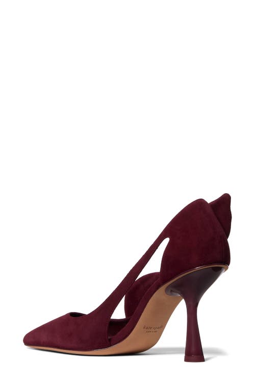 Kate Spade New York Bunnie Pointed Toe Pump In Burgundy