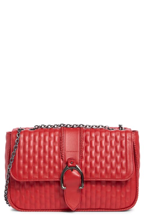 Amazone Medium Quilted Leather Crossbody Bag