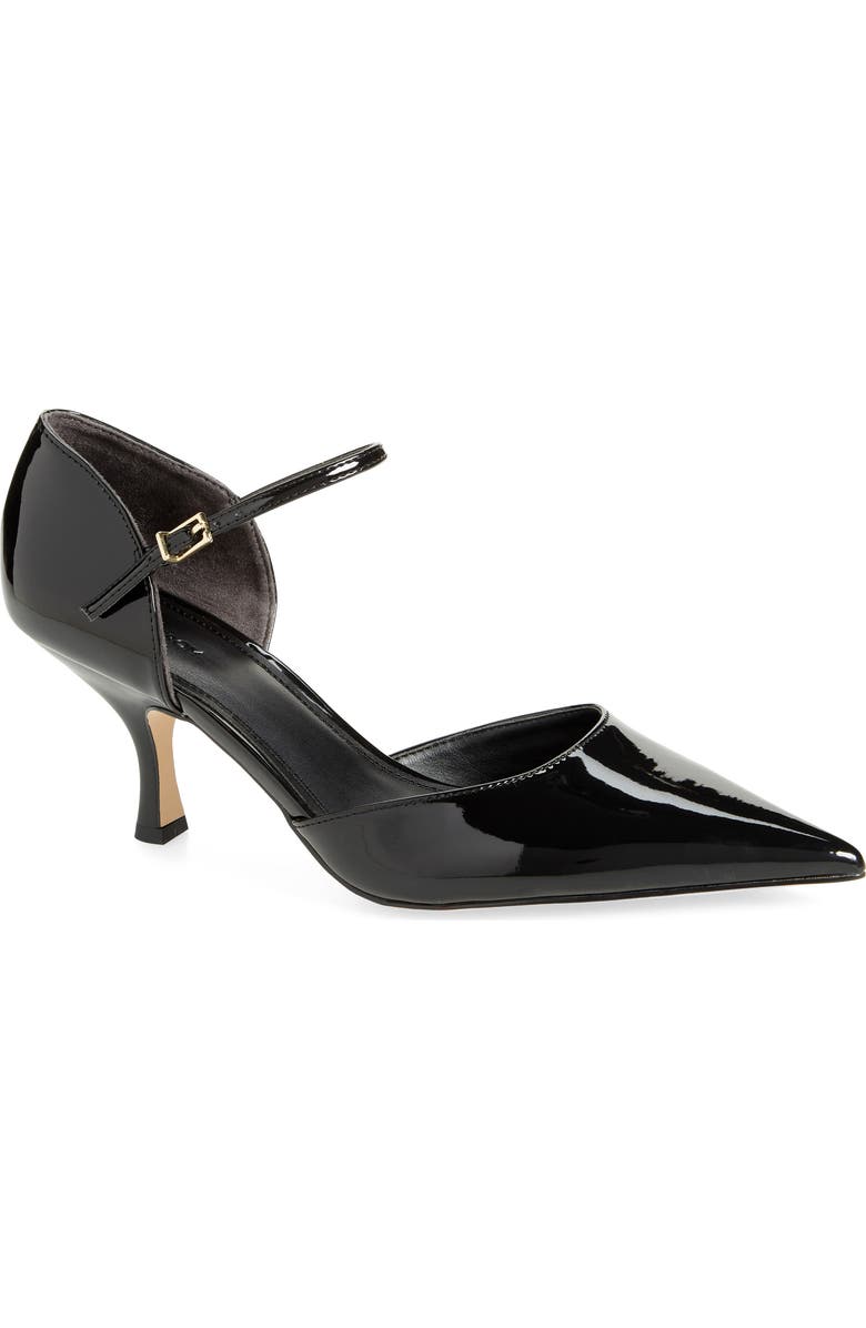 Nordstrom Liv Pointed Toe d'Orsay Pump, Main, color, Black Patent