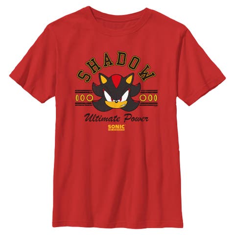 Boy's Sonic the Hedgehog Shadow Ultimate Power  Graphic T-Shirt
