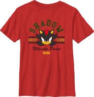 Sonic the Hedgehog Boy's Sonic the Hedgehog Shadow Ultimate Power  Graphic T-Shirt