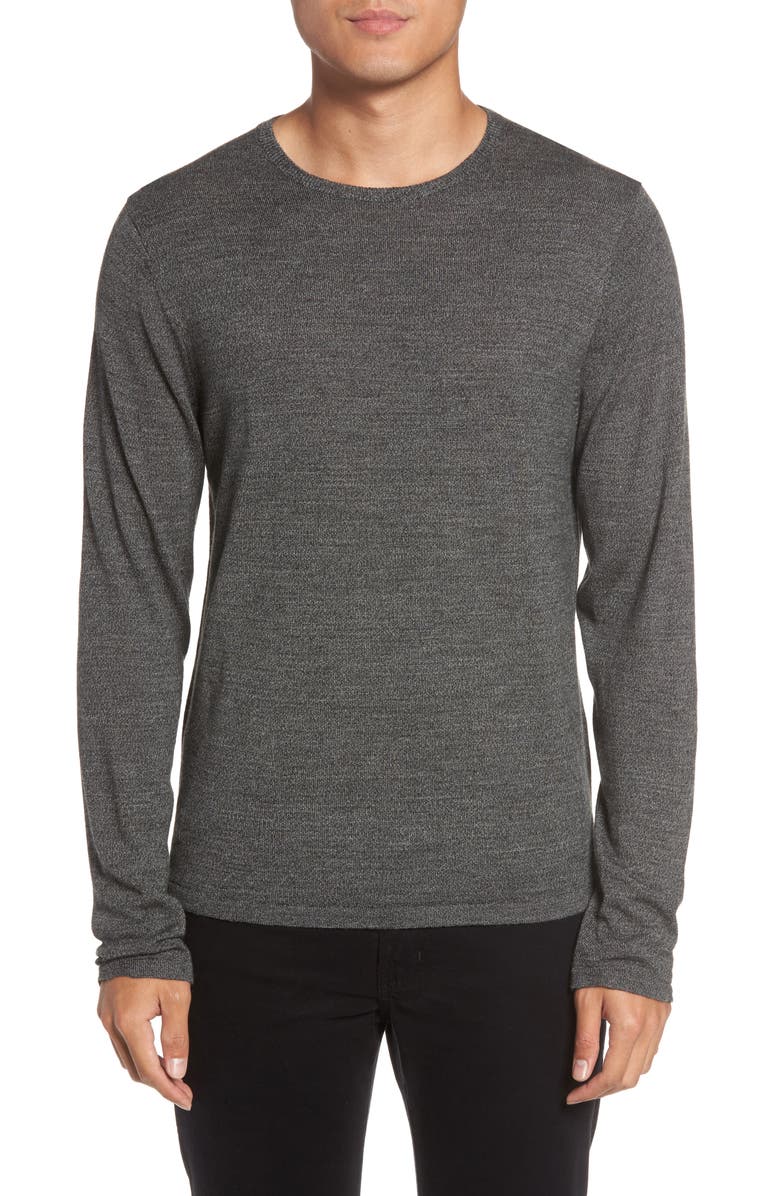 Calibrate Merino Blend Crewneck Sweater, Main, color, 