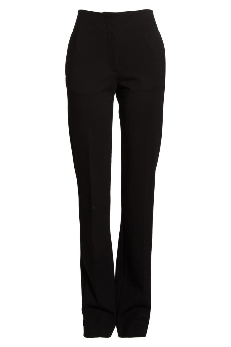 Jess Zip Hem Pants, Alternate, color, BLACK