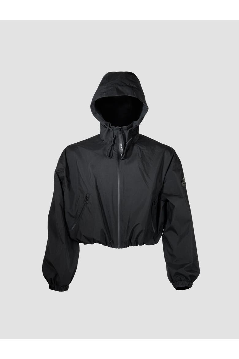 Orpheus Cropped Jacket, Alternate, color, Black