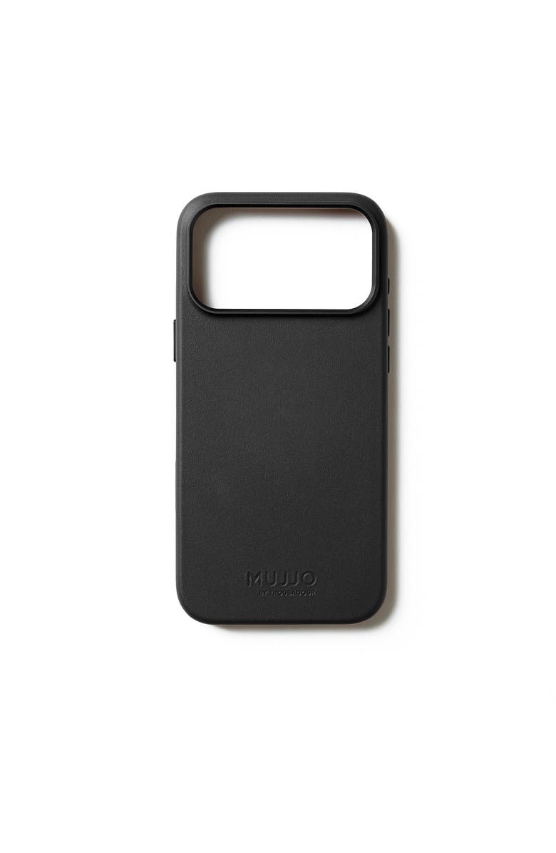 MUJJO Full Leather Case for iPhone 17 Pro Max, Main, color, Black
