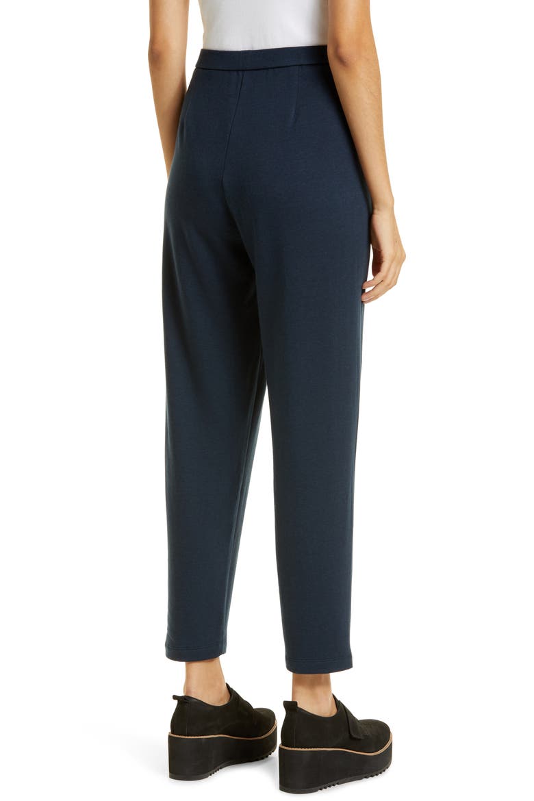 Slouch Fleece Ankle Pants, Alternate, color, DEEP ADRIATIC