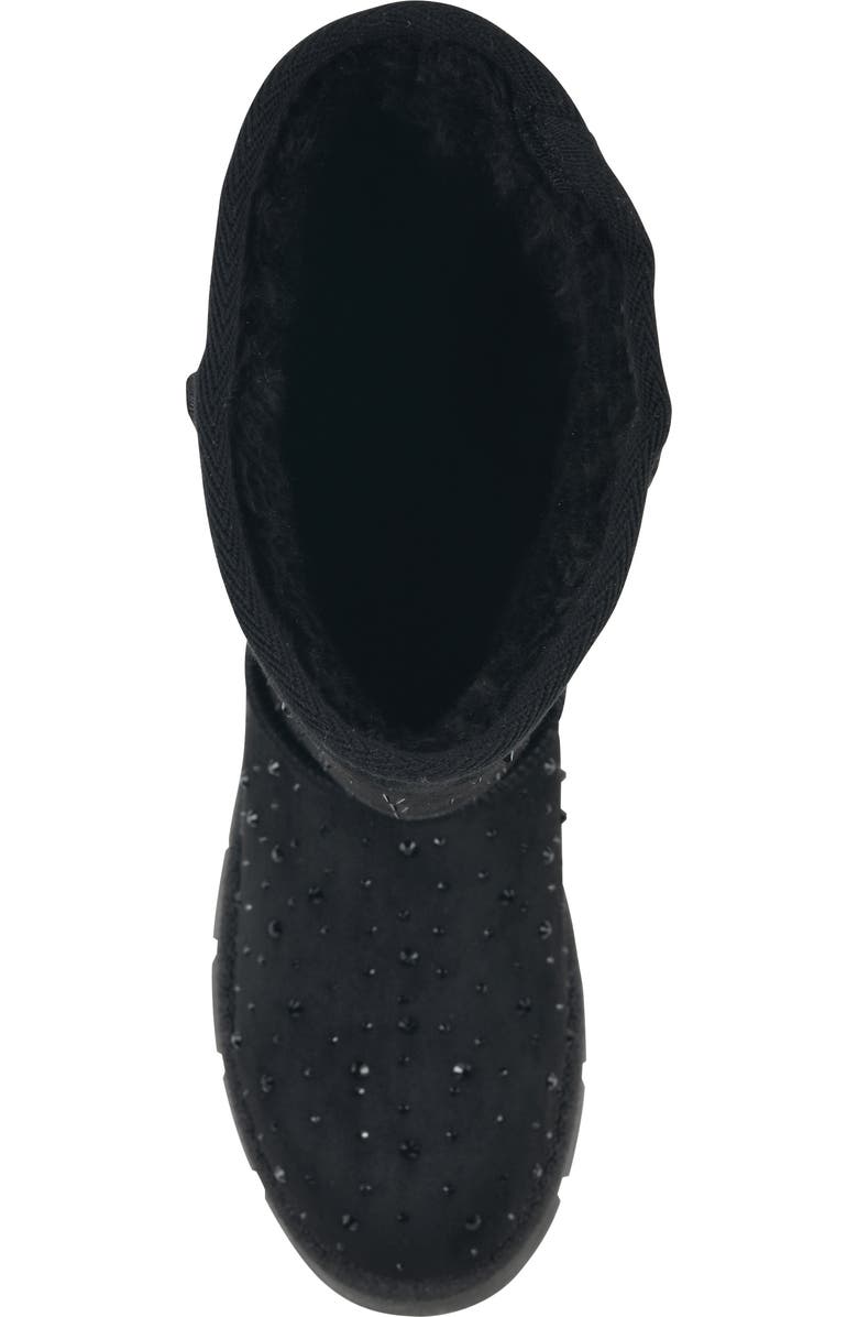 White Mountain Footwear Tripp Faux Fur Lined Boot, Alternate, color, Black Faux Suede