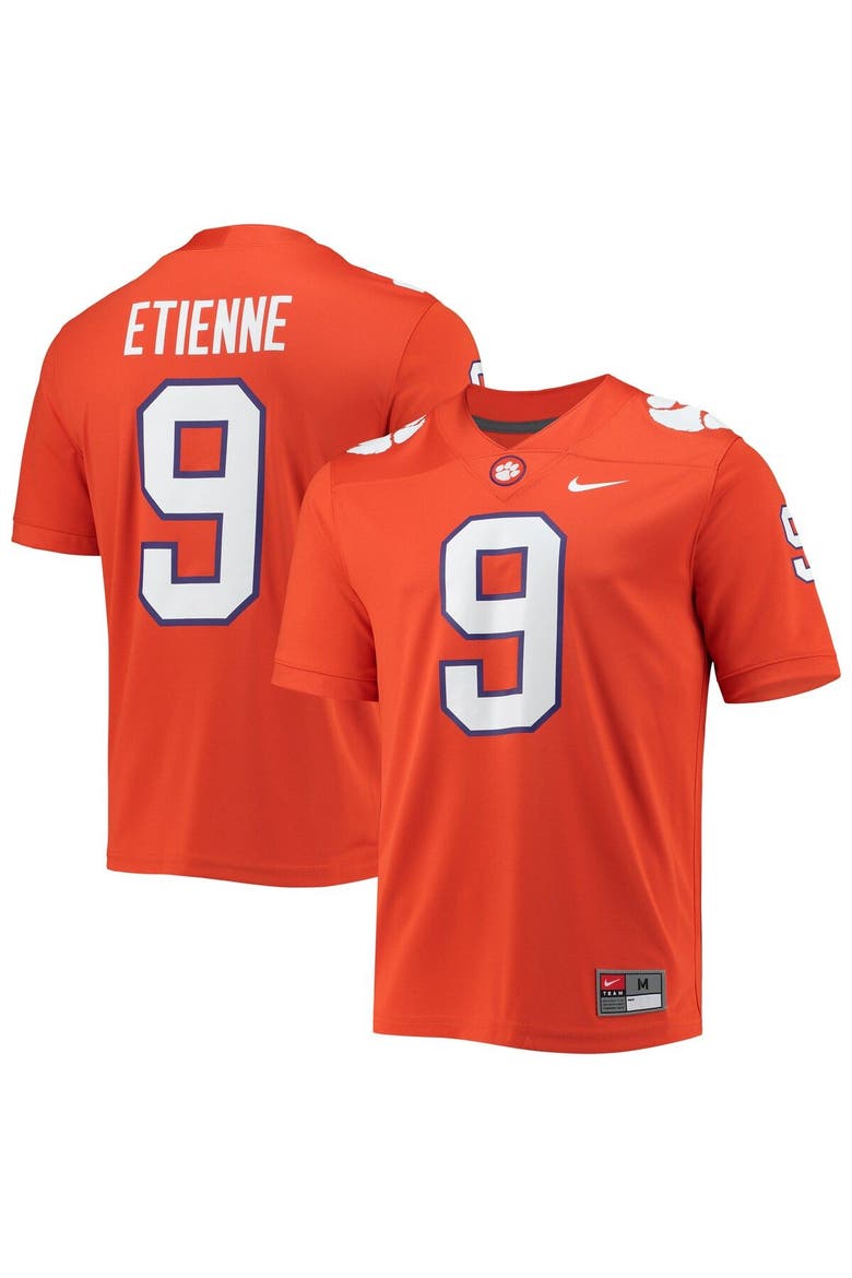 Men's Nike Travis Etienne Orange Clemson Tigers 2021 Draft Class Game Jersey, Main, color, Orange