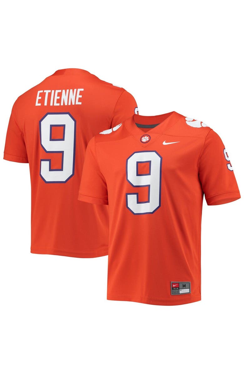 Nike Men's Nike Travis Etienne Orange Clemson Tigers 2021 Draft Class Game Jersey, Main, color,