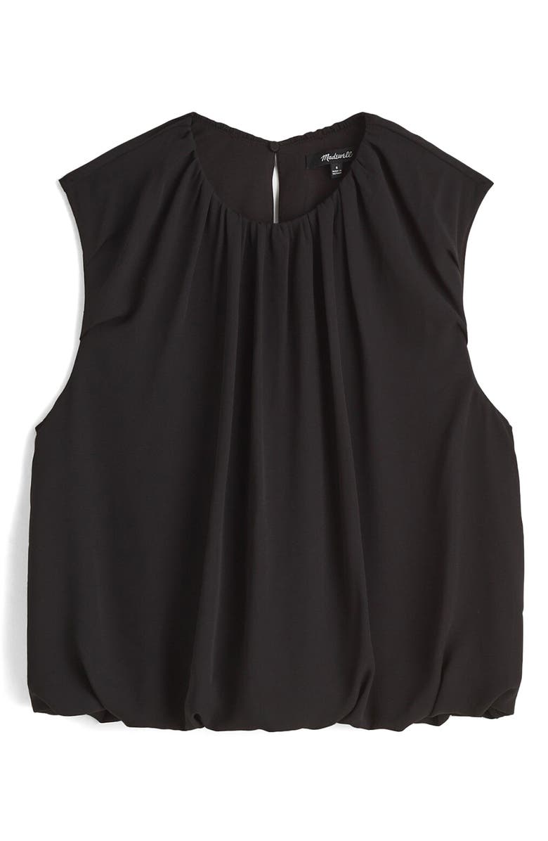 Madewell Sleeveless Chiffon Bubble Top, Alternate, color, 