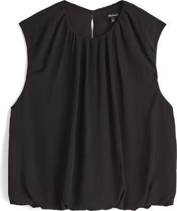 Madewell Sleeveless Chiffon Bubble Top | Nordstrom