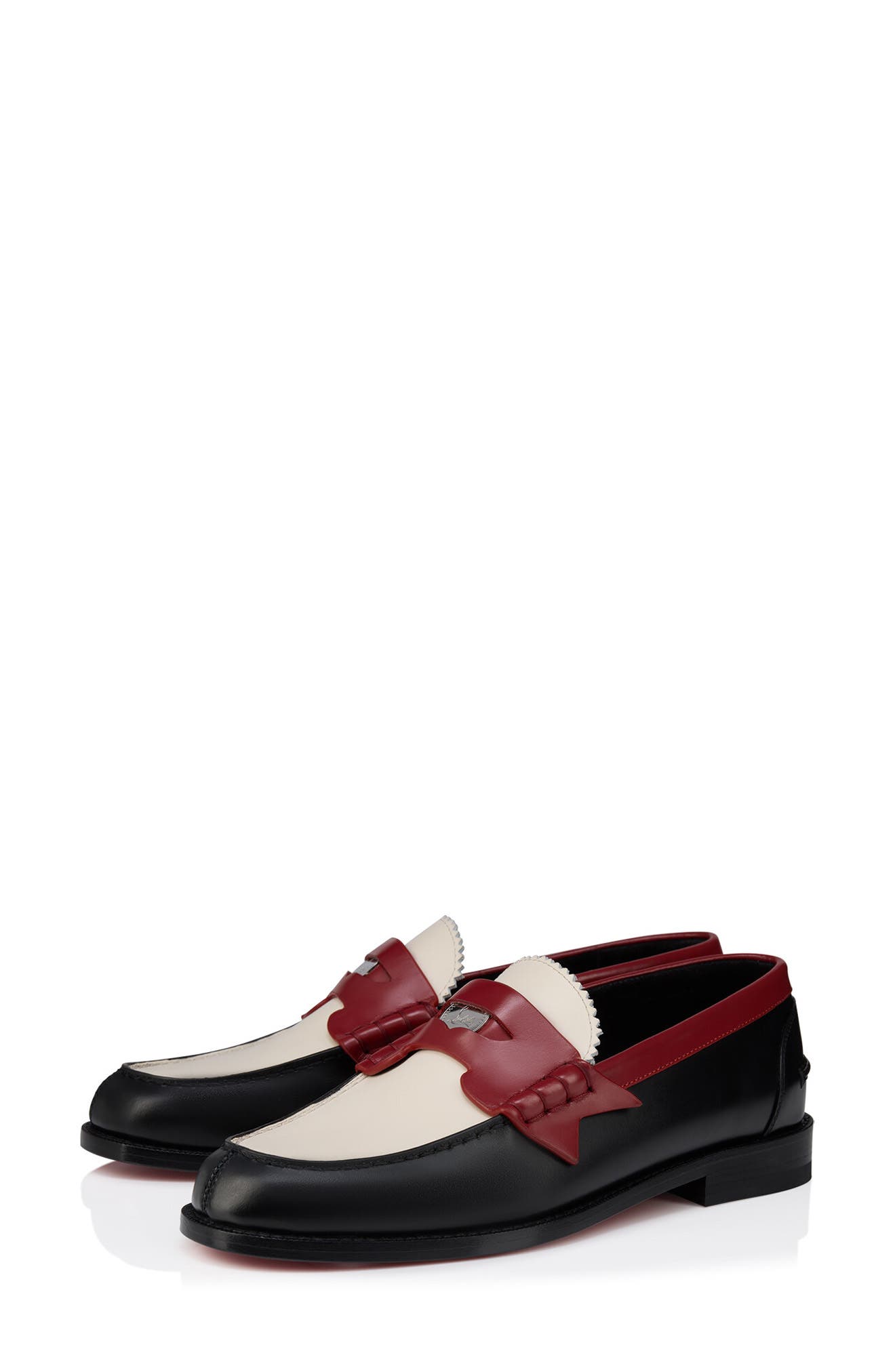 The Plato Leather Loafer, Main, color, CM47 VERSION BLACK