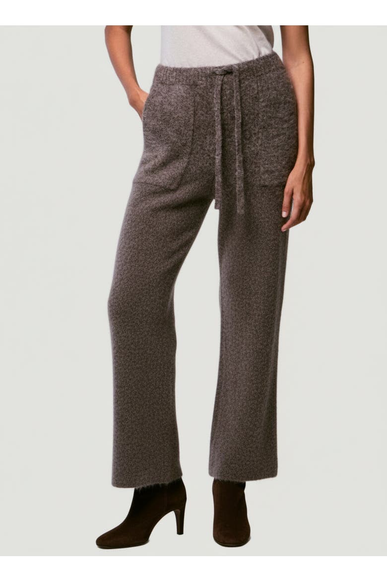 Ultra Soft Baby Alpaca Drawstring Pant, Alternate, color, BISON