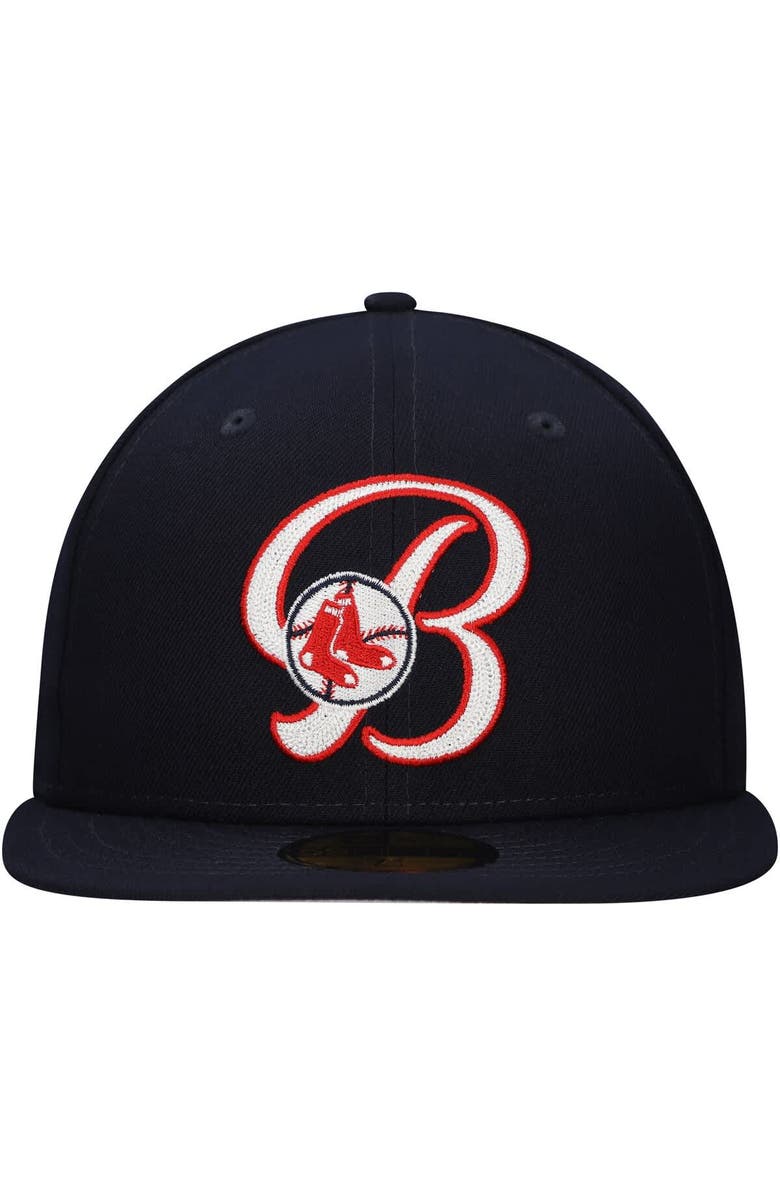 New Era Men's New Era Navy Boston Red Sox Duo Logo 2.0 59FIFTY Fitted Hat, Alternate, color, Navy
