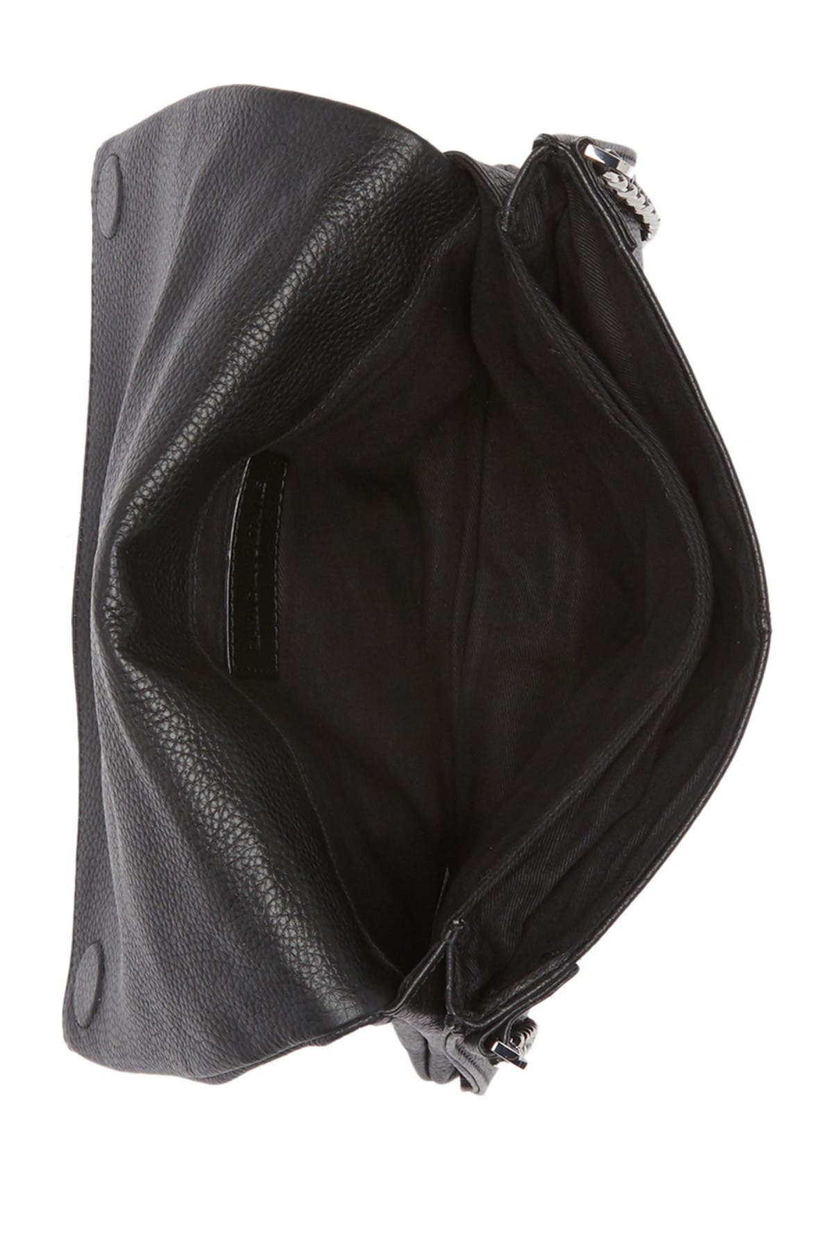 Zadig & Voltaire Rick XL Blason Grained Crossbody Bag, Alternate, color, 