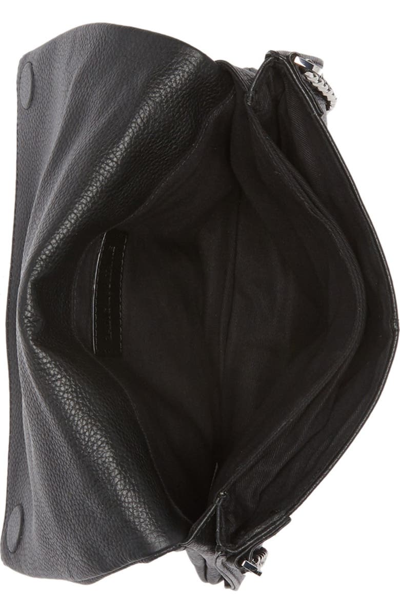 Zadig & Voltaire Rick XL Blason Grained Crossbody Bag, Alternate, color,