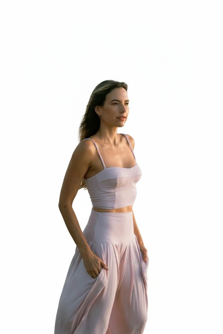 Pause Bustier Top, Main, color, Baby Pink