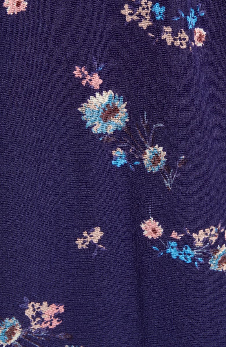 Bobeau Print Button Front Blouse, Alternate, color,