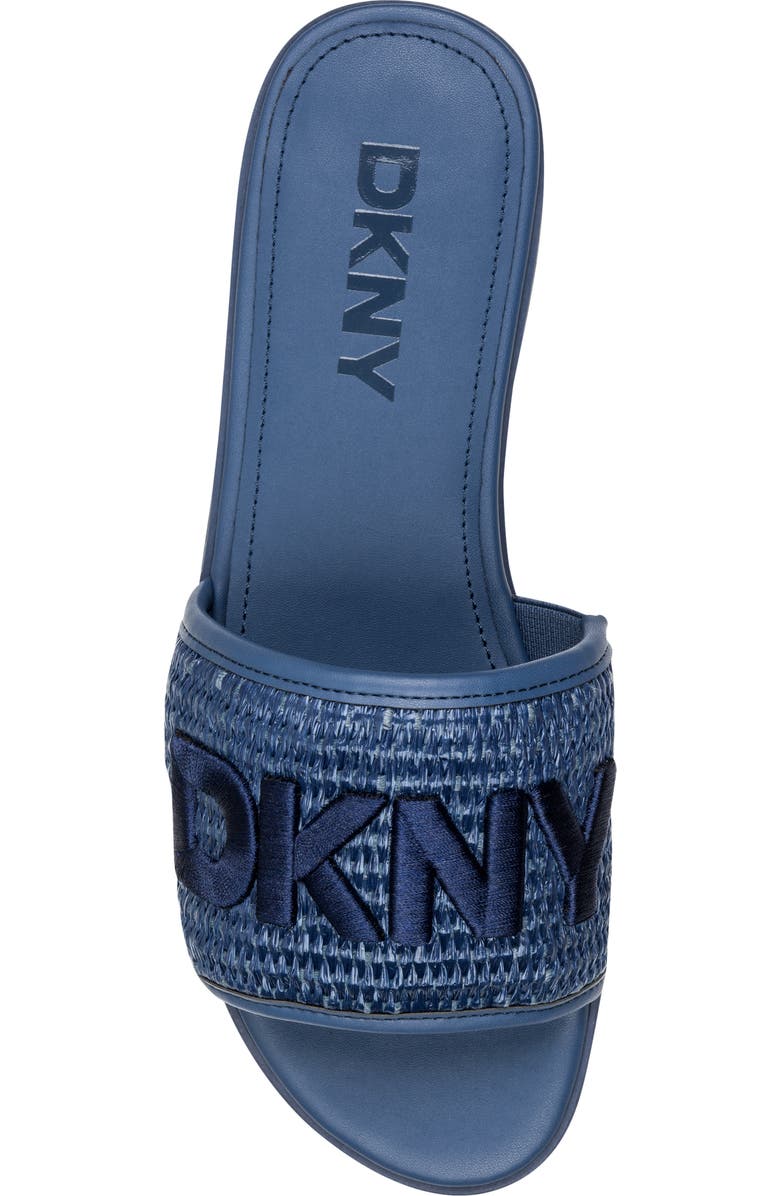 DKNY Winslet Slide Sandal - Wide Width, Alternate, color, Dark Blue