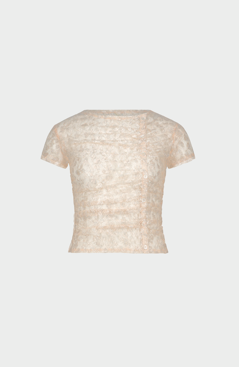 Metallic Lace Top