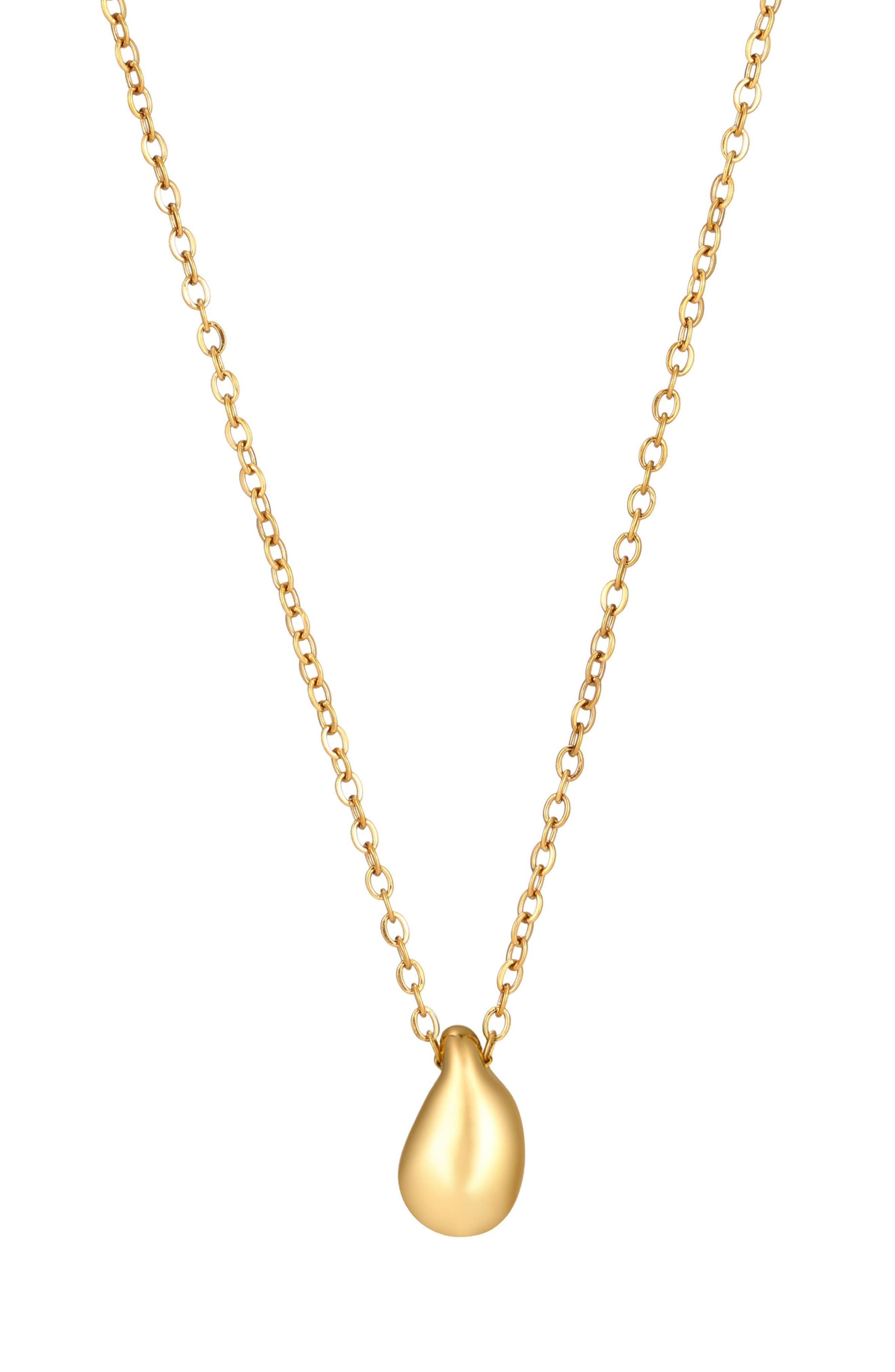 Teardrop Pendant Necklace