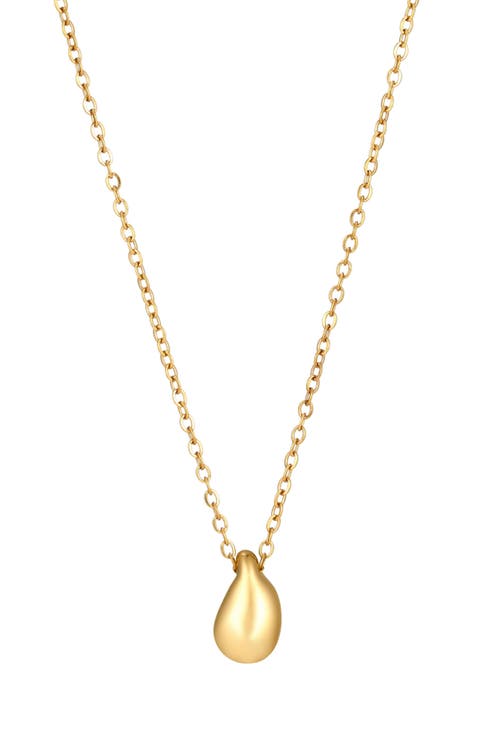 Teardrop Pendant Necklace
