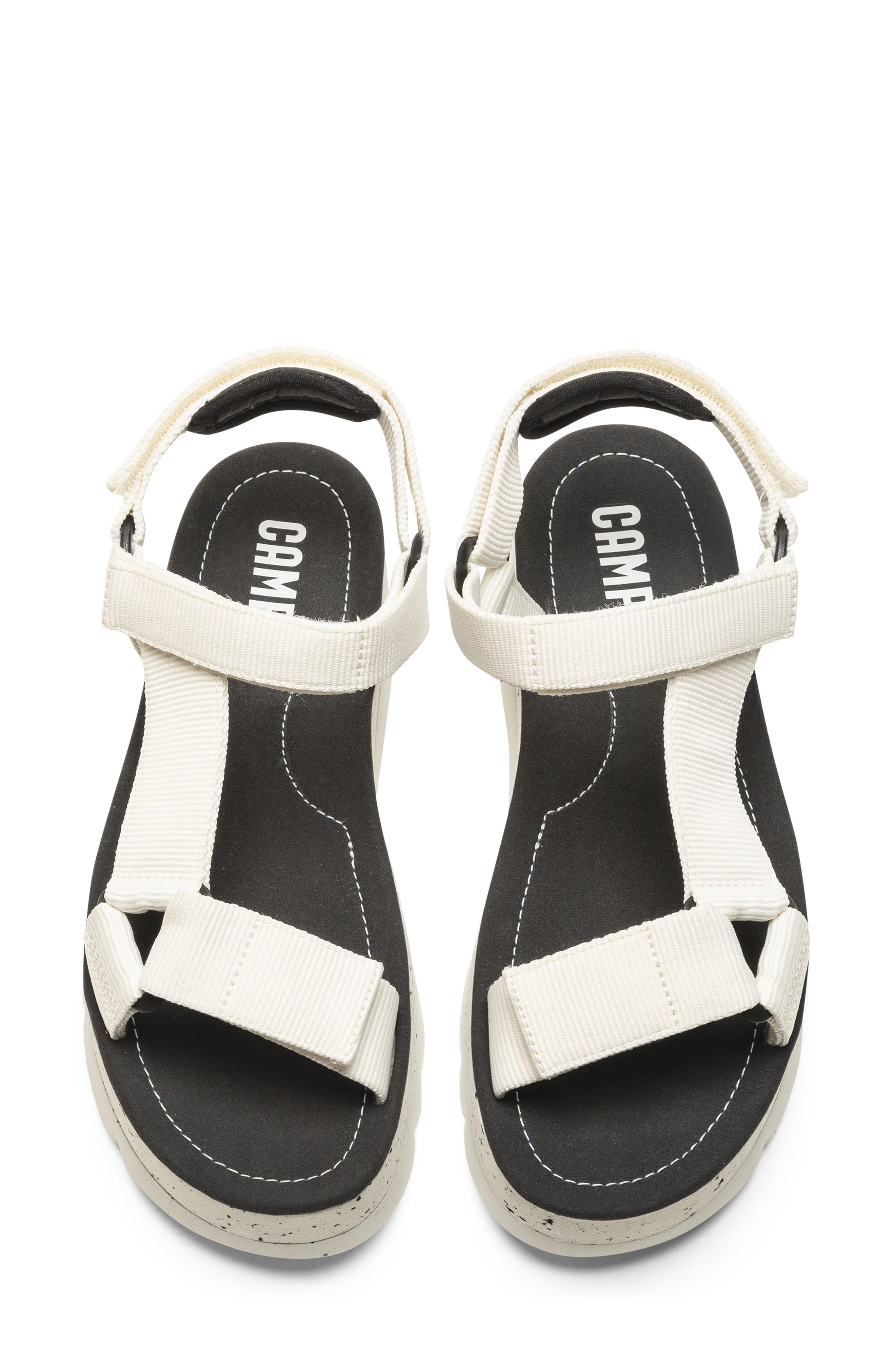 Camper Oruga Up Sandal, Alternate, color, White Natural