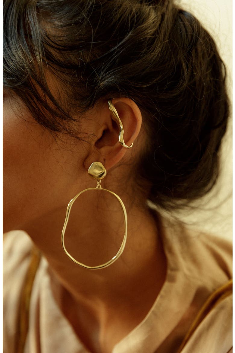 Vero Helix Ear Cuff, Alternate, color, STERLING SILVER