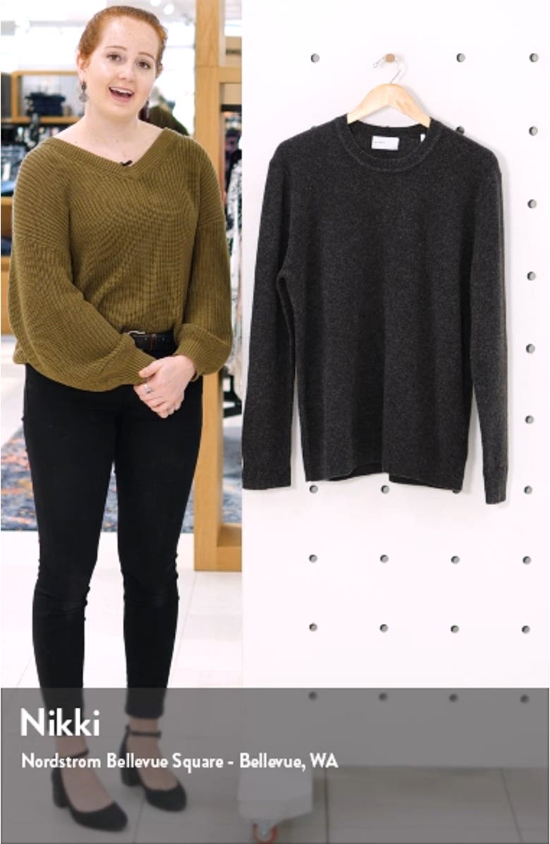 Dean Crew Neck Wool Blend Sweater, sales video thumbnail