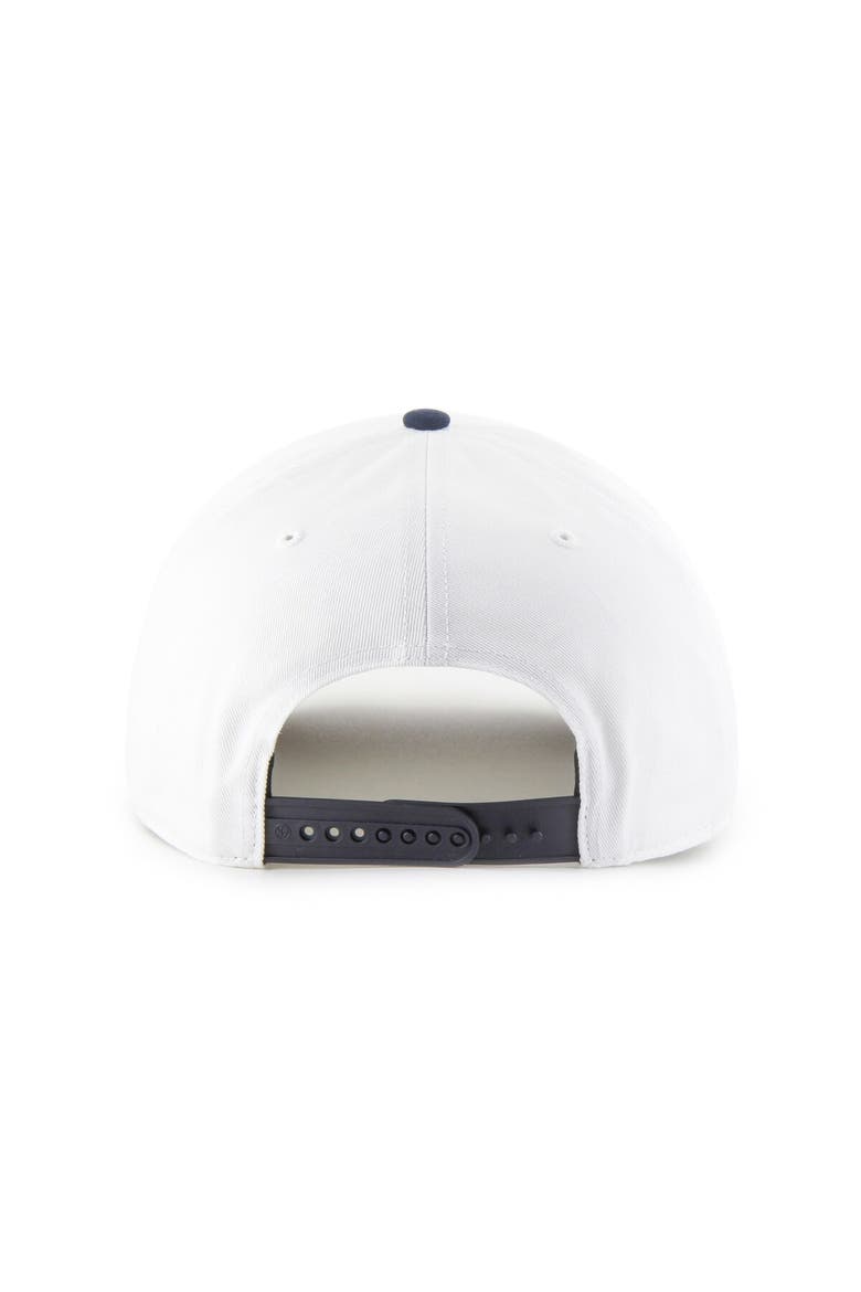 Men's '47 White/Navy Seattle Mariners Americana Eagle Hitch Adjustable Hat, Alternate, color, White