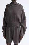 Rick Owens Hooded Cashmere Blend Pullover Sweater