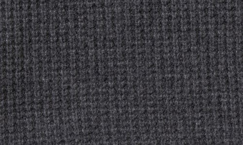 Sofia Cashmere Sienna Waffle Knit Cashmere Throw Blanket In Gray
