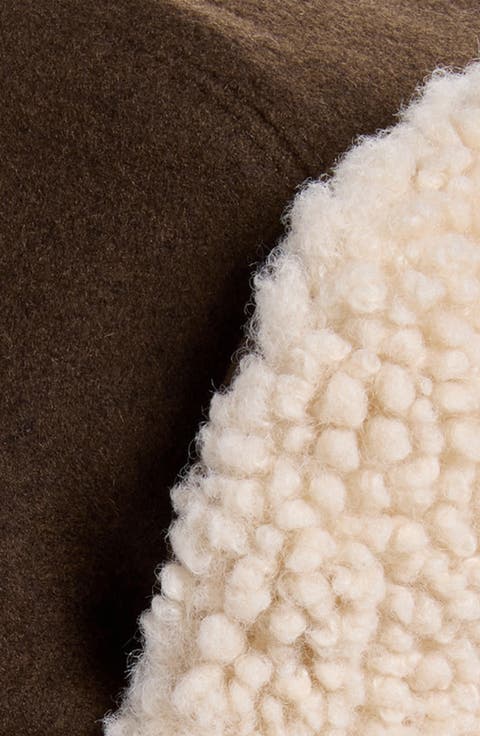 Faux Shearling Aviator Hat