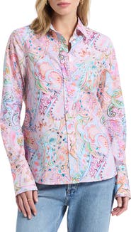 Robert Graham Priscilla Long Sleeve Woven Shirt