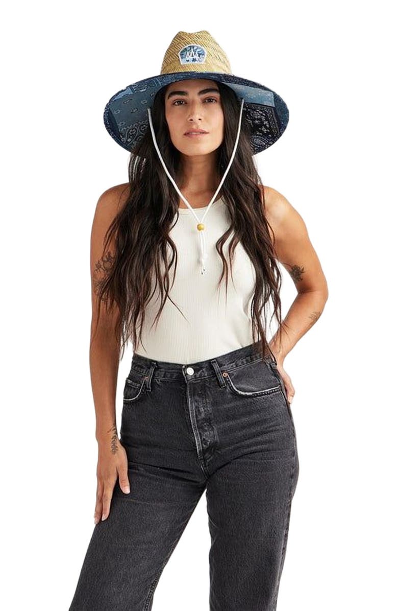 Hemlock Wyatt Straw Lifeguard Hat, Alternate, color, 