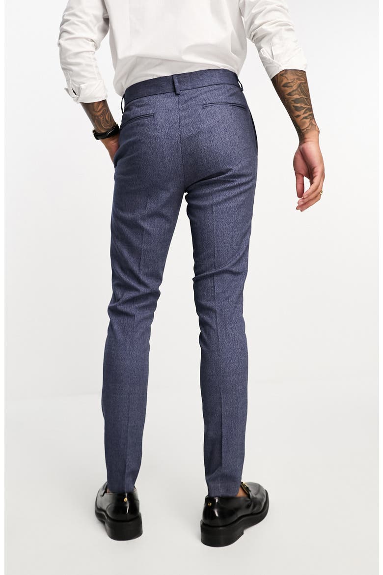 Skinny Suit Trousers, Alternate, color, MEDIUM BLUE