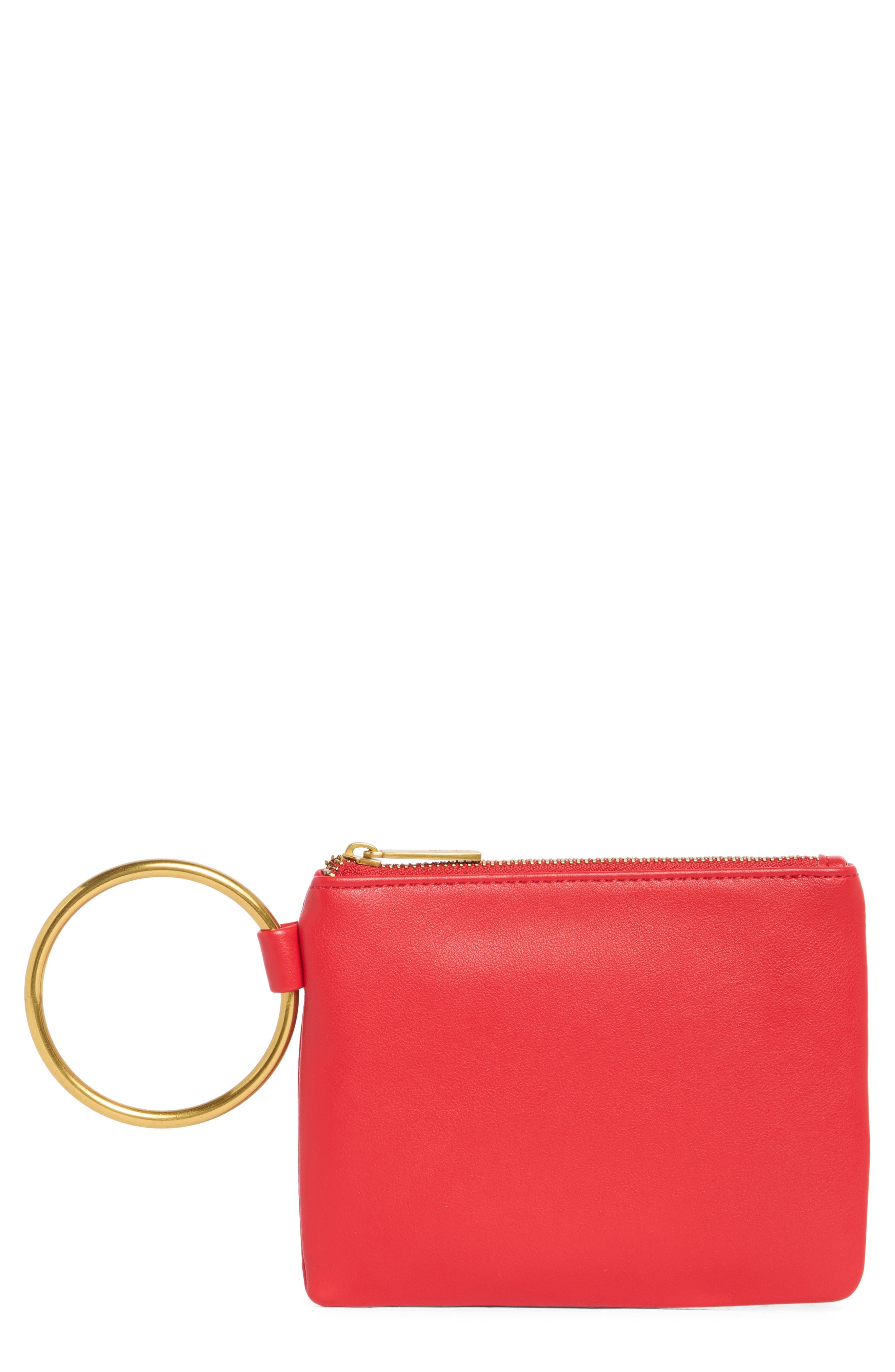 BCBG Ring Handle Wristlet Pouch