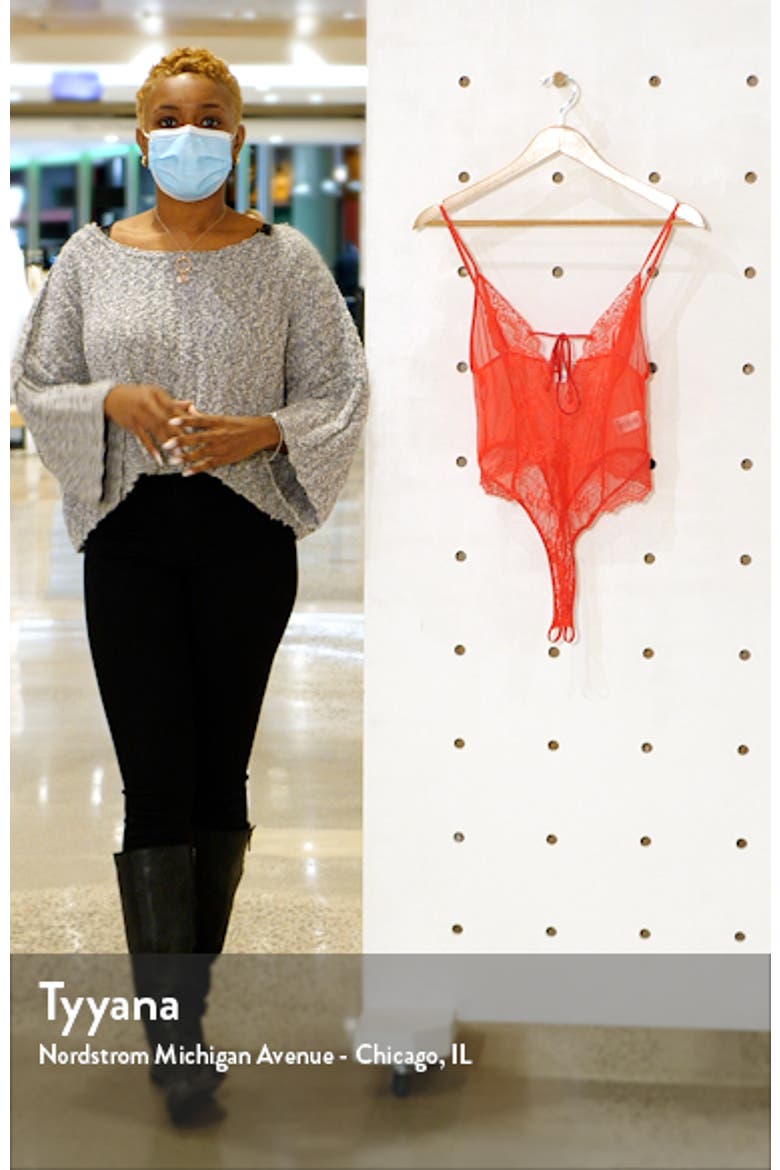 Valerie Lace Thong Teddy (Nordstrom Exclusive) video