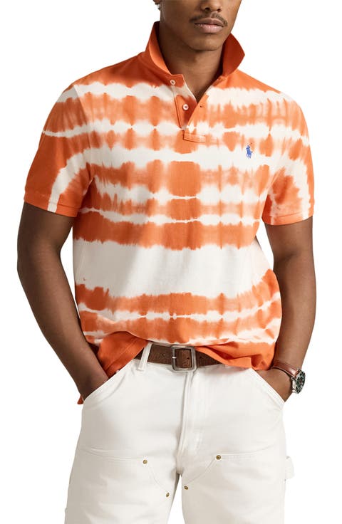 Classic Fit Tie Dye Cotton Piqué Polo