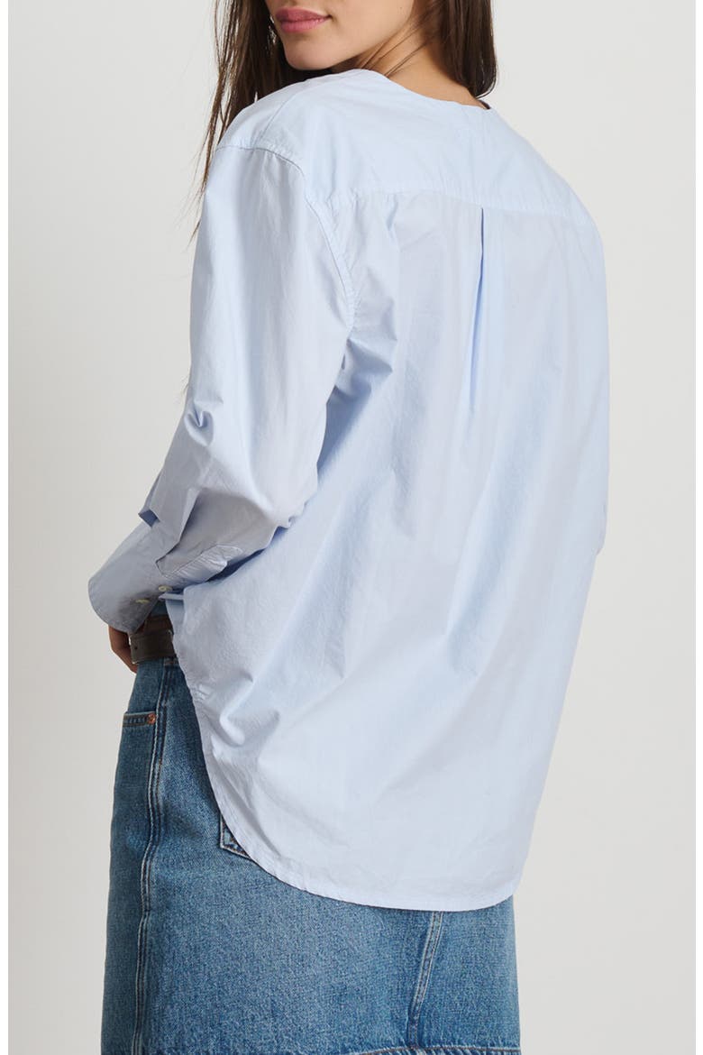 Crosby Cotton Button-Up Shirt, Alternate, color, CALM BLUE