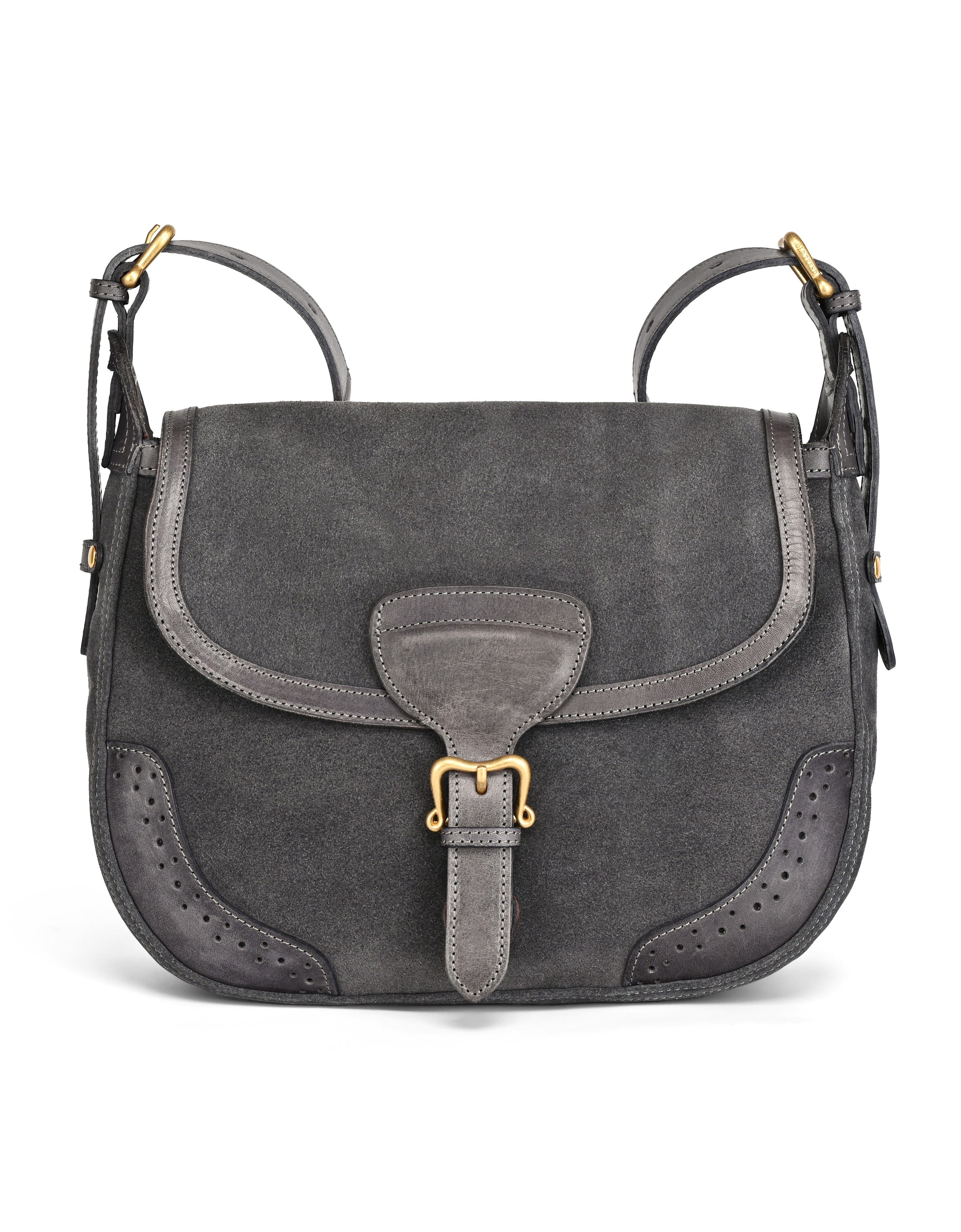 OLD TREND Camellia Genuine Leather Structured Mailbag, Main, color, Slate