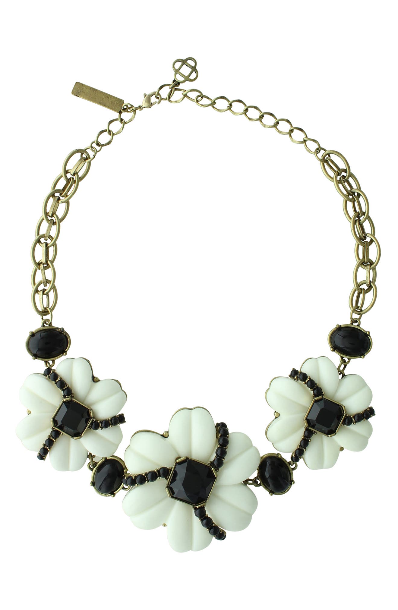 OLIVIA WELLES Chloé Floral Collar Necklace