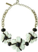 OLIVIA WELLES Chloé Floral Collar Necklace