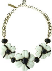 OLIVIA WELLES Chloé Floral Collar Necklace