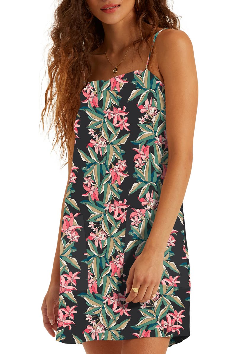 Billabong Floral Print Slipdress, Main, color, 