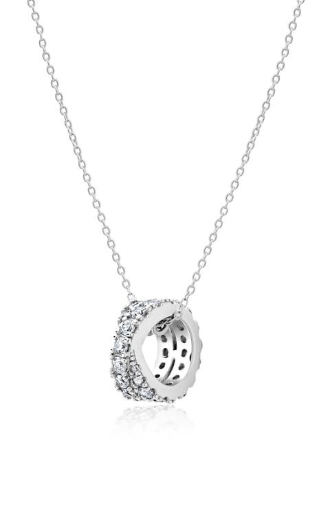Grace Rolling Cubic Zirconia Pendant Necklace