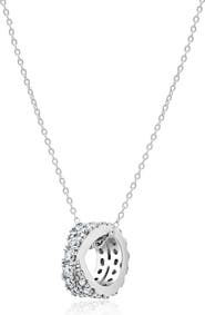 Crislu Grace Rolling Cubic Zirconia Pendant Necklace